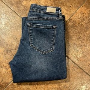 Dear John Playback Cuffed Cropped Straight Leg Jeans Size 28